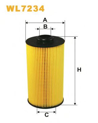 WIX FILTERS wl7234 -  Фильтр масляный двигателя